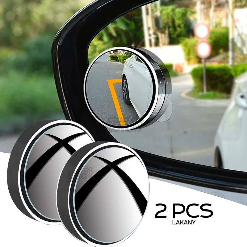 SET OF 2 PCS - 360° Rotatable Wide-Angle Blind Spot Mirrors